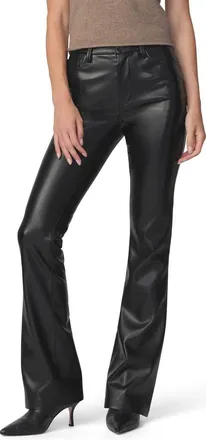 Joe's The Faux Leather Hi Honey Bootcut Pants in Black at Nordstrom, Size 25