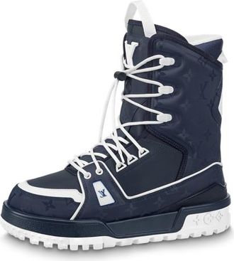 Louis Vuitton LV Trainer Snow Snow Boots Marine 1AAS77