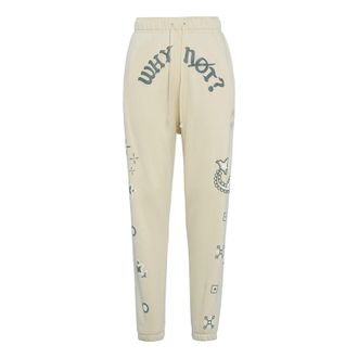 Nike Jordan Mens Air Jordan why Not Alphabet Printing Casual Sports Pants/Trousers/Joggers Light Yellow DO2502-234