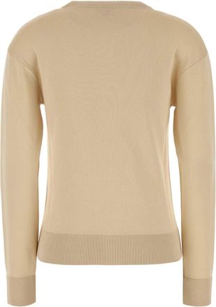 Bottega Veneta Womens Bordo Cardigan Beige Silk