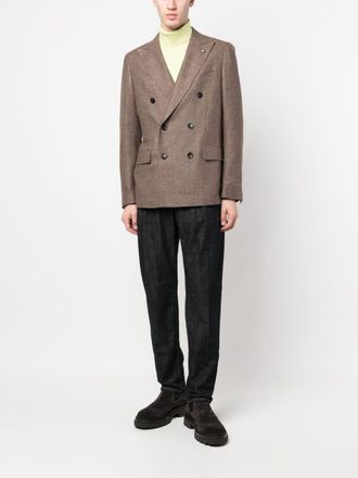 Incotex Mens Special Denim Blue Jeans - Black Cotton - Size 33 (Waist)