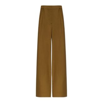 Max Mara Wide Trousers, female, Brown, Size: 2XS Editto trousers