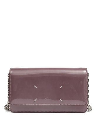 Maison Margiela Medium portemonnee met ketting - Paars
