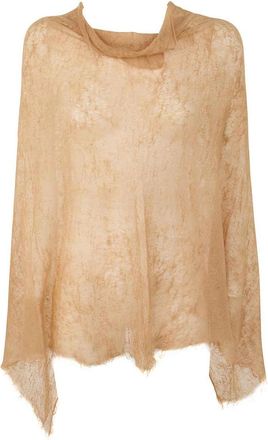 Mirror in the Sky Semi felted poncho