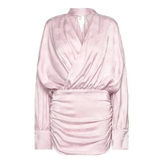 Rotate Rotate Birger Christensen, Dames, Jurken, Roze, Maat: XS Viscose