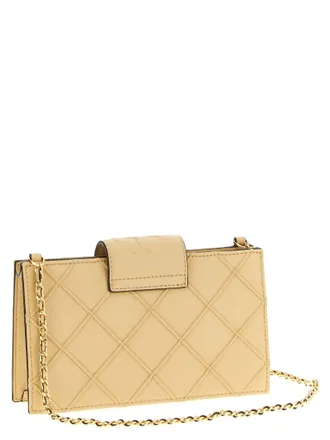 Tory Burch Fleming Wallet - Cream
