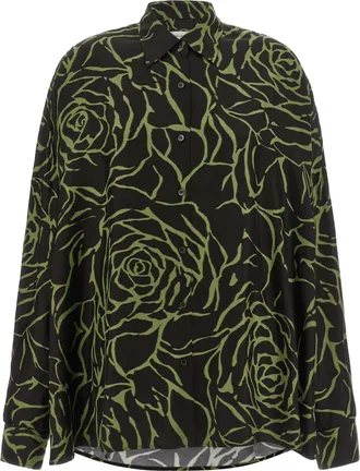 Dries Van Noten Black Viscose Womens Blouse