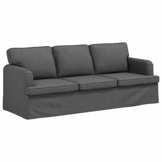 vidaXL Sof&aacute; Gris Oscuro 201 X 80 X 85 Cm Tela Vidaxl