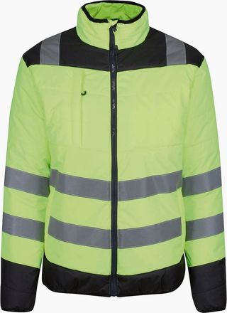 Regatta Mens Regatta Mens Two Tone Thermal Hi-Vis Jacket - Yellow - Size: 38/Regular