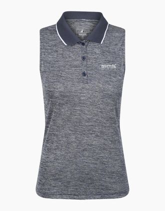 Regatta Womens Regatta Womens/Ladies Tima II Sleeveless Polo Shirt - Navy - Size: 12