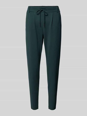 Only Slim Fit Bundfaltenhose mit Tunnelzug Modell POPTRASH EASY in Bottle, Größe XS/32