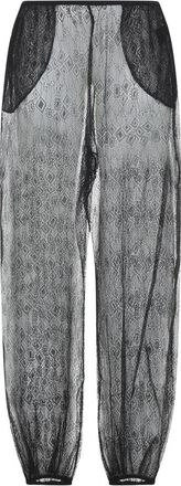 Frankie Shop Orissa Sheer Balloon Pants - Dames - Broeken - Zwart - S - Polyester - Broeken