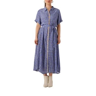 Lollys Laundry Dames, Jurken, Blauw, Maat: M