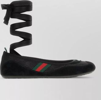 Gucci suede leather ballerina shoes