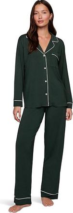 Eberjey Gisele - PJ Set Womens Pajama Sets Pine/Ivory : 2XL, Modal/Spandex/Tencel