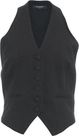 Guess Vest - Dames - Gillet - Zwart - 3XL - Katoen - Kostuums