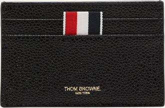Thom Browne Mens Pebble Grain Leather Card Holder