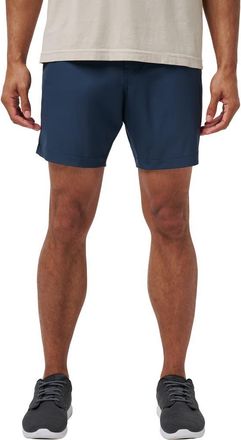 Travis Mathew Wanderlust 7-Inch Shorts in Mood Indigo at Nordstrom, Size 36