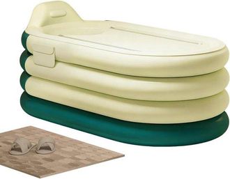OEM Piscina Hinchable - Tanque De Hidromasaje - Mayor Comodidad En Verano - F&aacute;cil De Plegar - 140 X 84 X 51 Cm - Verde