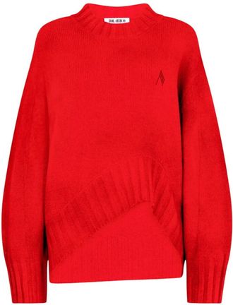 The Attico Red Crew Neck Sweatshirt