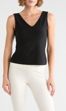 Marika Susie V-Neck Tank Top in Black at Nordstrom Rack, Size X-Large