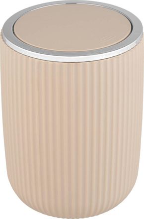 WENKO Agropoli Cubo De Basura Ba&ntilde;o Gris 2 Litros