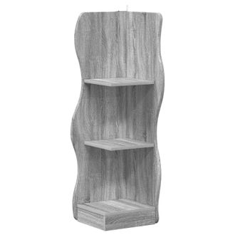 vidaXL Estante De Esquina Gris Sonoma 34 X 33 X 102 Cm Vidaxl