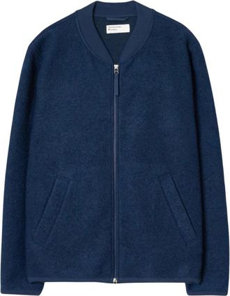 Universal Works Zip Bomber - Jackets - Hombre - Azul - XL