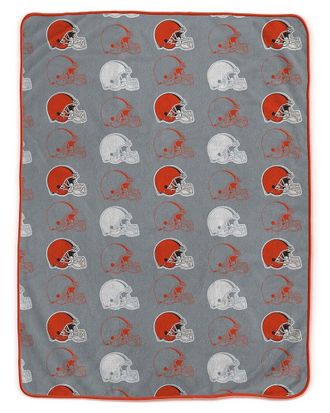 Pegasus Sports Cleveland Browns Nfl Team Logomania Oversized Fleece Blanket