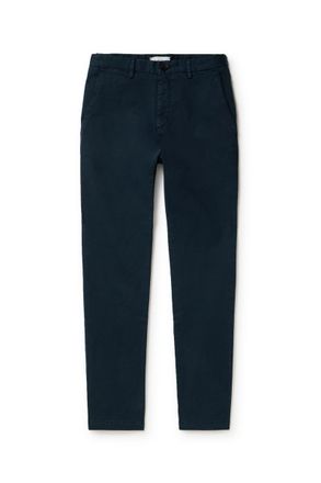 Mr P. Adam Slim-Fit Cotton-Blend Twill Chinos