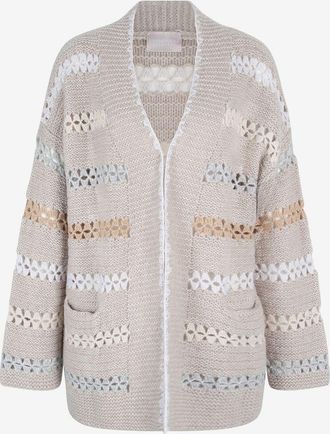 Hemisphere Cardigan aus Kaschmir und Baumwolle