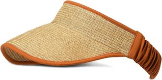 Eres Carla visor - women - Paper/Polyester - One Size - Neutrals