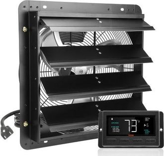 OEM Abluftventilator, 406 Mm, Temperatur-feuchtigkeitsregler, Ec-motor, 1747 Cfm, Wandl&uuml;fter Mit Geschwindigkeitsregelung Zur Wandmontage, Bel&uuml;ftung Und K