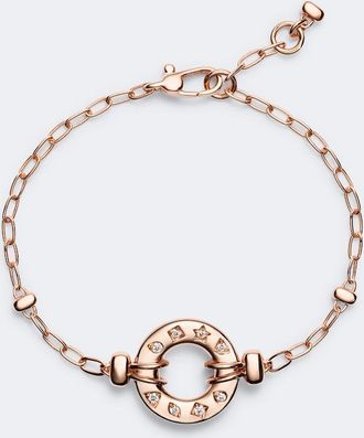 POMELLATO Iconica 18kt rose gold bracelet with diamonds