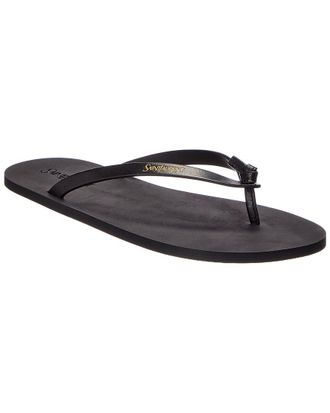 Saint Laurent Pool Leather Sandal