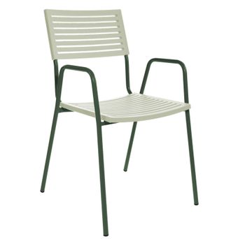 Schubiger M&ouml;bel Gartenstuhl Bodensee Lamello mit Armlehne