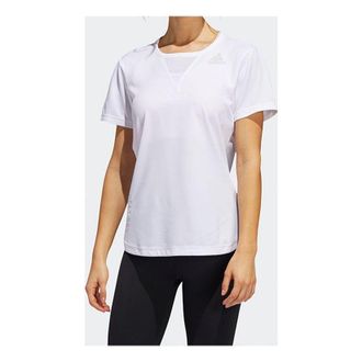 adidas (WMNS) adidas Trg Tee H.rdy Sports Short Sleeve White FK9614