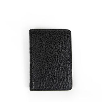 Maison Margiela Grained Leather 4-Stitch Bifold Card Holder