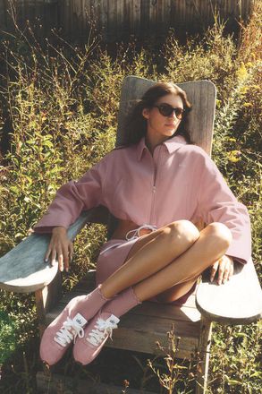 Alo Sunset Sneaker in Vintage Pink, Size: 9.5W