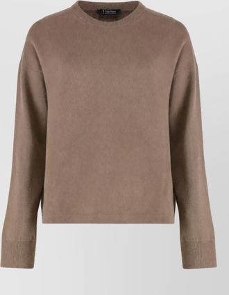 Max Mara cashmere wool ribbed boxy sweater