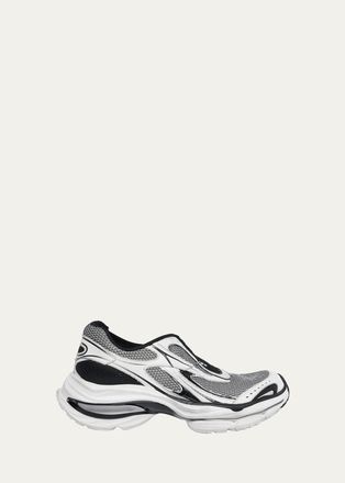Balenciaga Mens DOrsay Mesh Mismatched Slip-On Sneakers