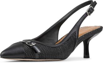 Donald J Pliner Carwyn Kitten Heel Slingback Pump in Black at Nordstrom Rack, Size 9.5