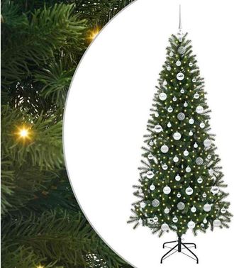 vidaXL &Aacute;rbol De Navidad Artificial Con 300 Led Verde 180 Cm Pe Y Pvc Vidaxl