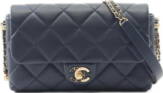 Chanel 2020s Chanel 19 Matelasse shoulder bag - Blue