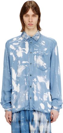 Diesel Shirt with X-ray effect - Shirts - Man - Blue