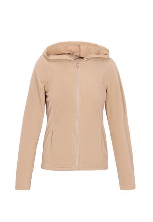 Mymo Fleece jas Dames beige