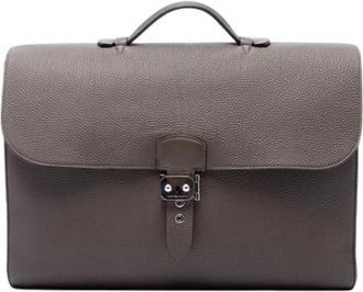 Herm&egrave;s Pre-owned Sac a Depeches - Dames - Vintage Handtas - Bruin - ONE Size - Leer - Vintage