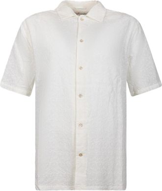 MC2 Saint Barth Off-White Americane Short-Sleeved Shirt