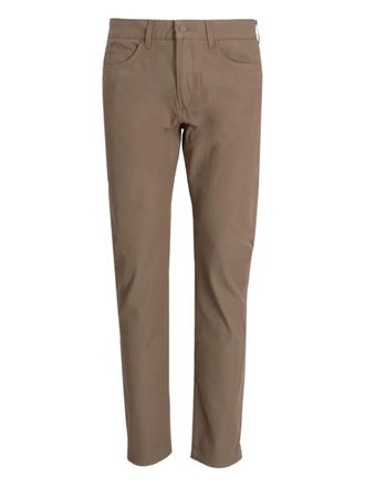 BOSS Broek van katoenblend - Bruin