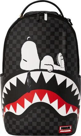 Sprayground x Peanuts Snoopy Sunday Chilling DLXV Backpack Black Grey W1035740